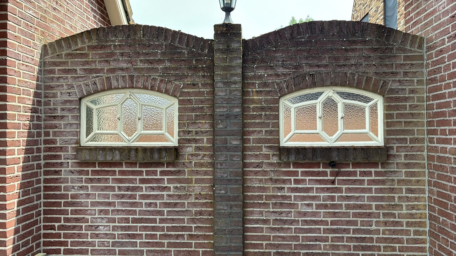 2 witte mooie landelijk, brocante ijzeren stalramen, Ophalen, Minder dan 80 cm