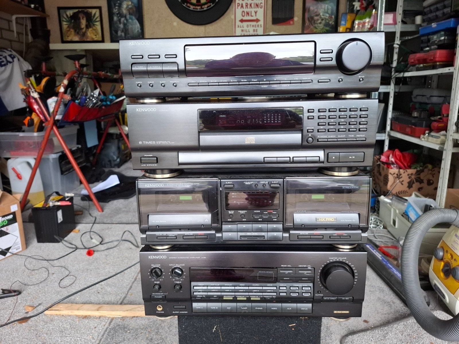 kenwood set, Gebruikt, Losse componenten, Cassettedeck, Ophalen