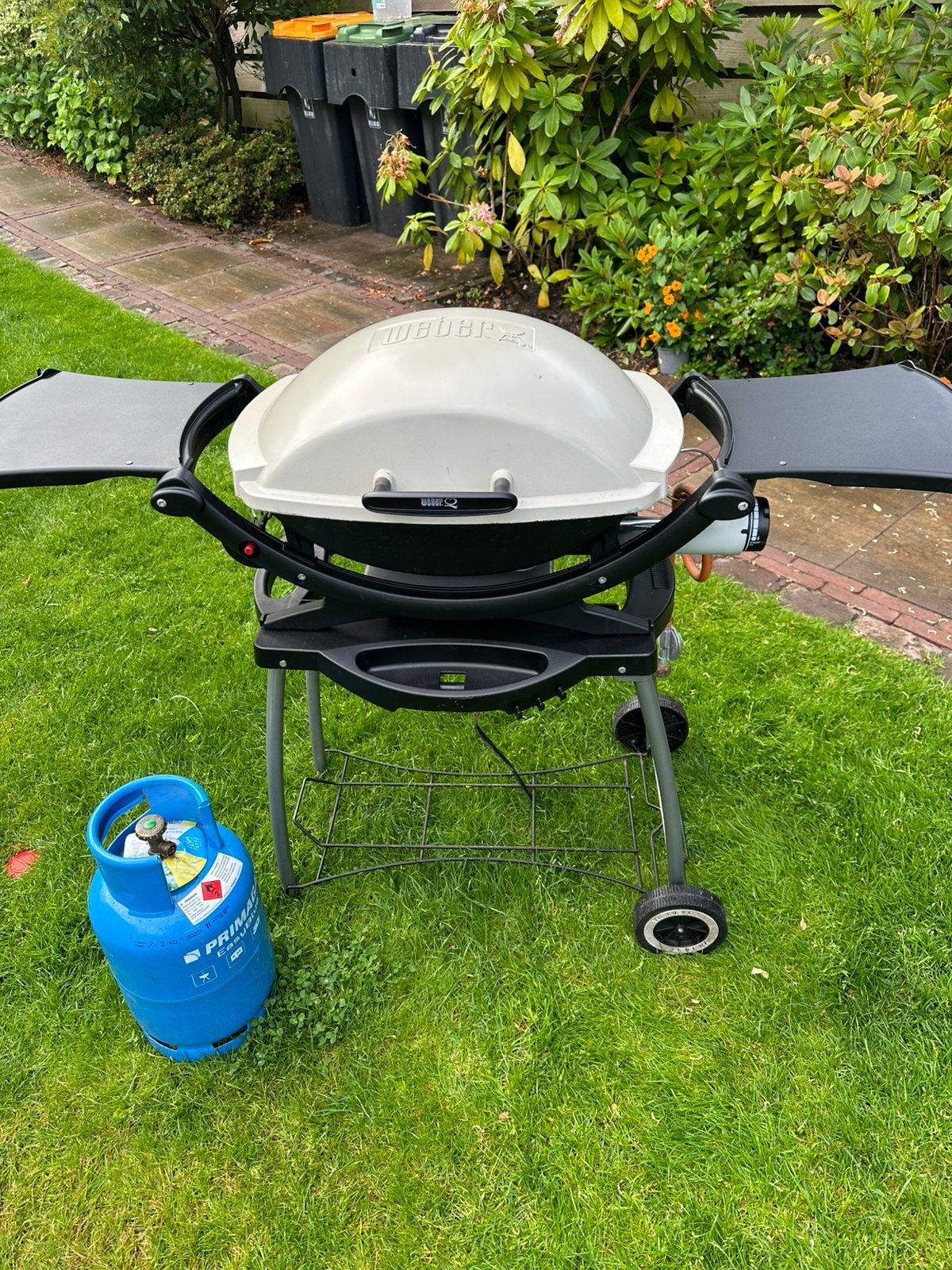 Weber q 200 gasbarbeque, Ophalen