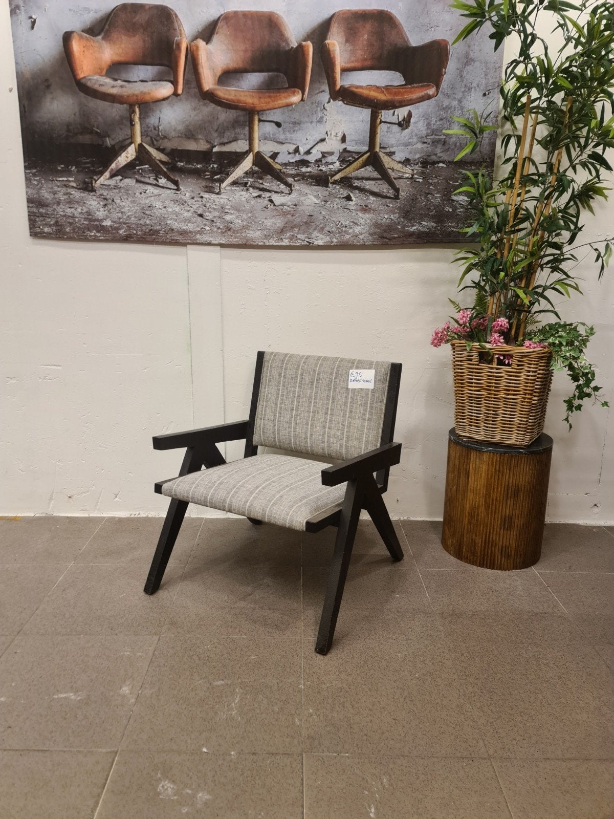 nieuwe ibiza beach stijl fauteuil damesmodel outloor stof€95, Ophalen, ., Nieuw, 75 tot 100 cm