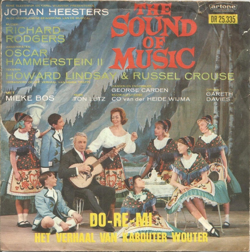 VERKOCHT Mieke Bos – Do-Re-Mi (The Sound of Music) (1966), Cd's en Dvd's, Fotohoes, 7 inch, Ophalen of Verzenden, Zo goed als nieuw