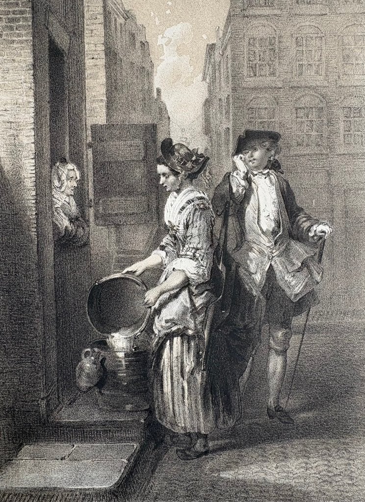 Litho naar Herman ten Kate, 19e eeuw, Ophalen of Verzenden