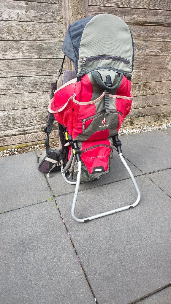 Deuter Kid Comfort II draagzak, Gebruikt, Rug, Draagzak, Ophalen