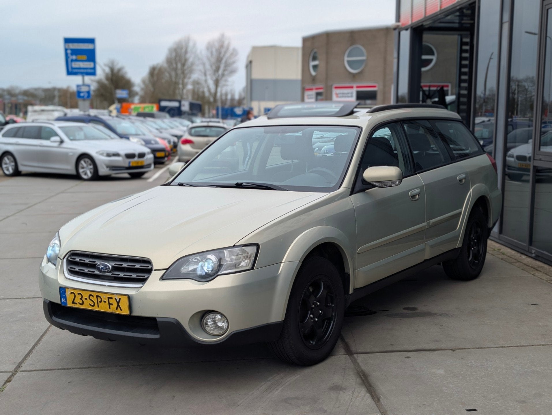 Subaru Outback 2.5i Comfort LPG 4x4 - Pano - Cruise - Airco, Auto's, Subaru, Stof, Zwart, 4 cilinders, Outback