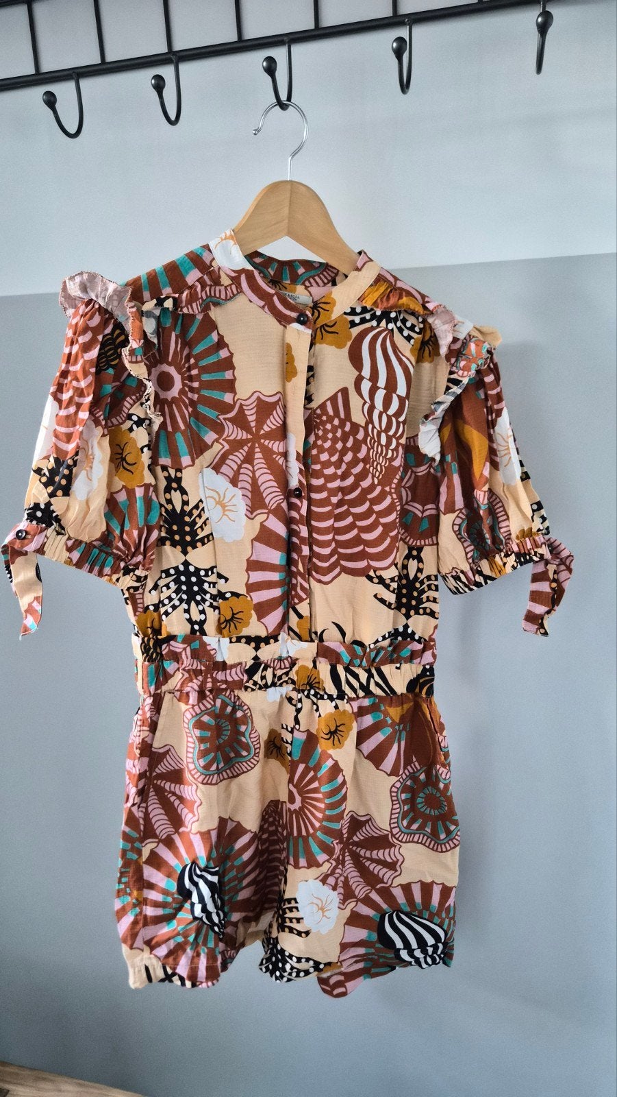 Scotch & Soda korte jumpsuit met riempje, maat, Kleding | Dames, Jumpsuits, Maat 38/40 (M), Meerkleurig, Scotch & Soda, Ophalen of Verzenden