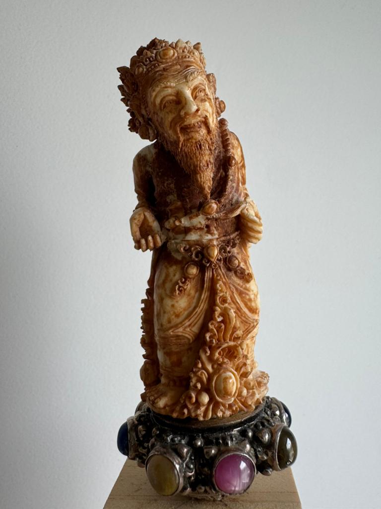 Balinese Keris (Kris) hilt motive begawan (priest / pandita), Ophalen of Verzenden