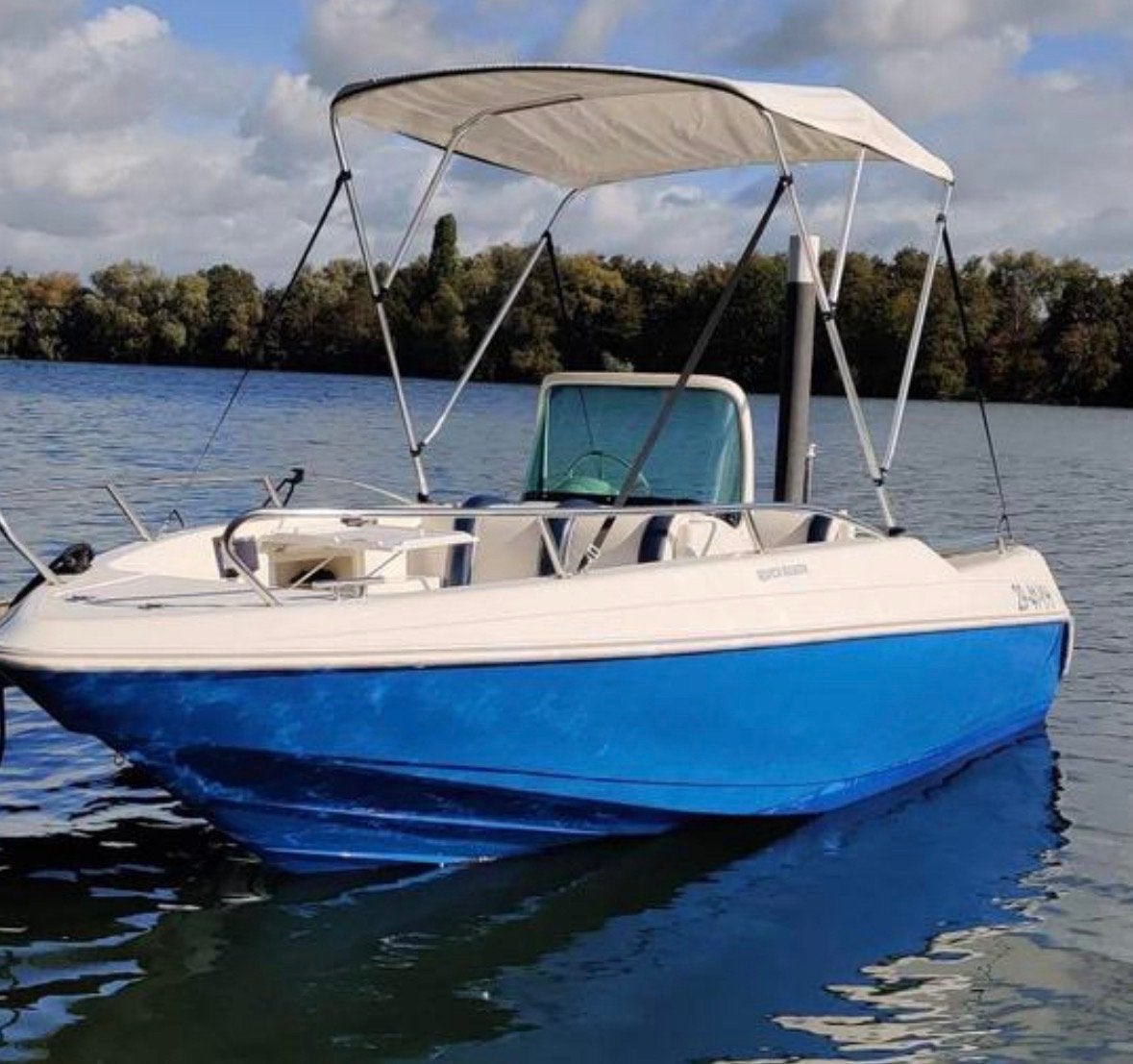 Quicksilver 500 met trailer en 95 pk Yamaha motor, Watersport en Boten, 50 cm, Gebruikt, Info@quicksilver.com, 95 pk