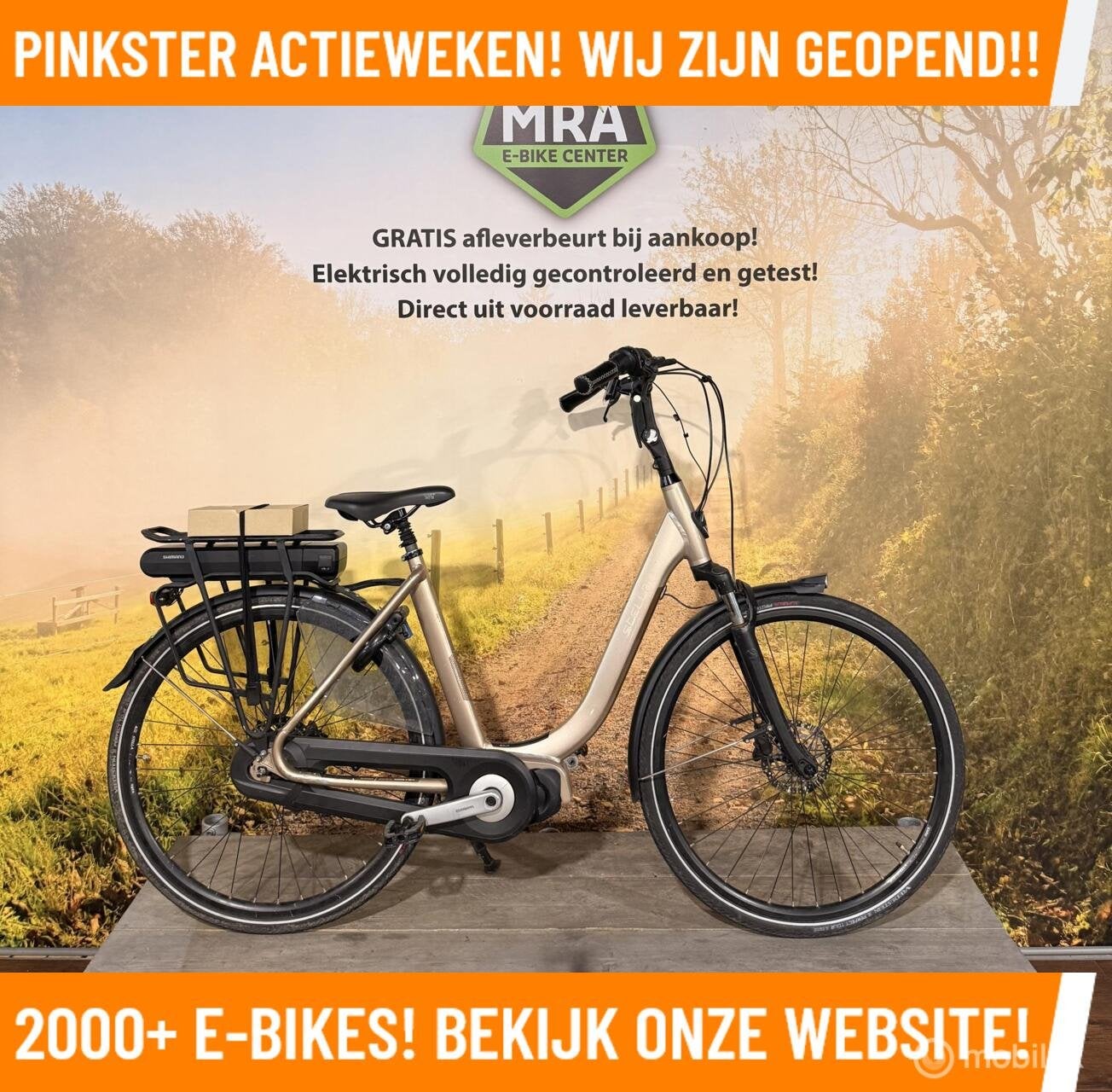 Stella Livorno Elektrische fiets met Shimano midden motor!, 55 tot 59 cm, Overige merken