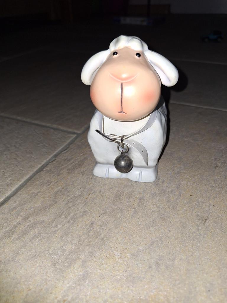 Spaarpot schaap, Ophalen, Nieuw, Steen, Aardewerk of Keramiek, Dier