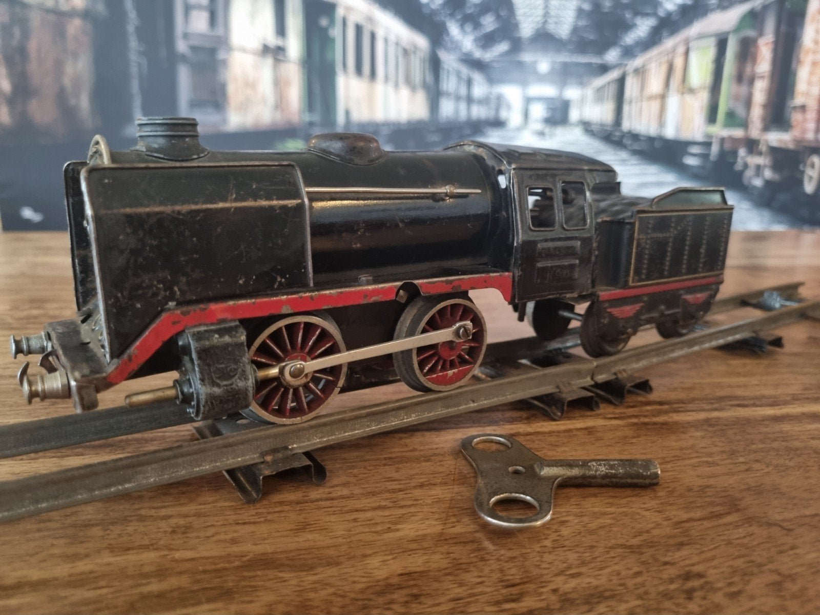 Antieke Märklin R900 Locomotief met Tender - Jaren '30, Antiek en Kunst, Antiek | Speelgoed, Ophalen of Verzenden