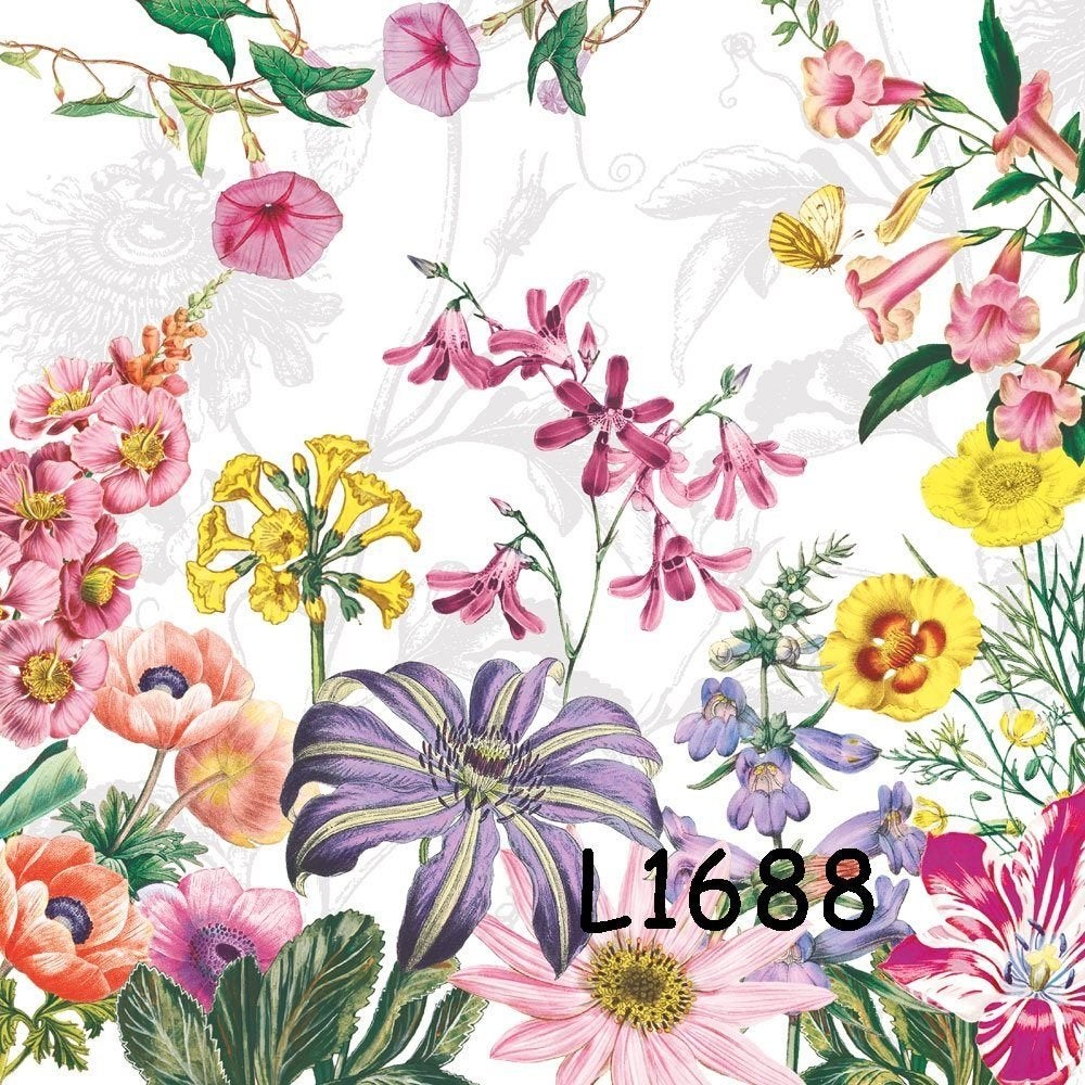 Servetten decoupage/bullet journal * veldbloemen L1688, Hobby en Vrije tijd, Verzenden, Nieuw