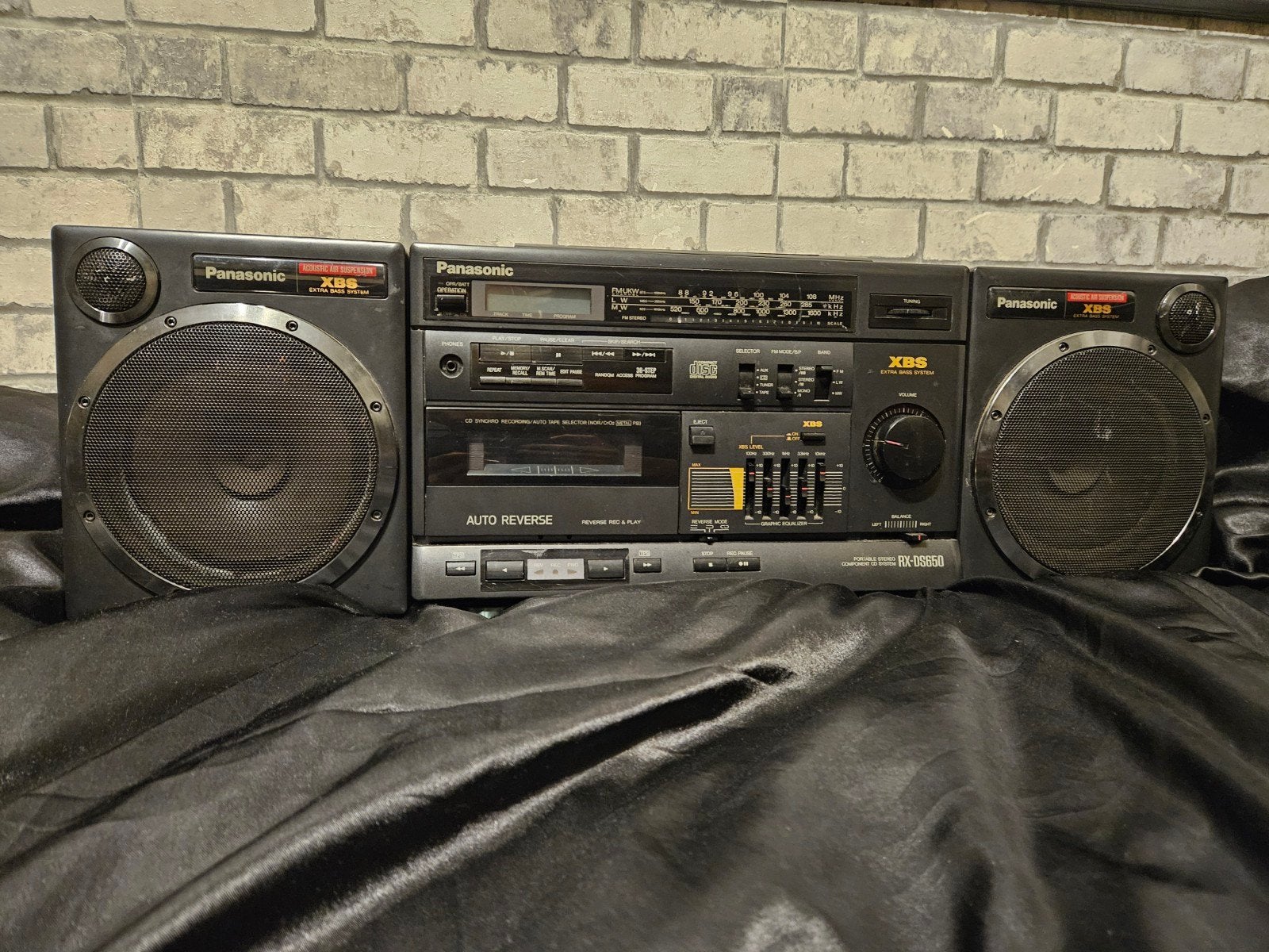 Panasonic RX-DS650 boombox/ghettoblaster, Ophalen of Verzenden, Cassettedeck, Overige merken