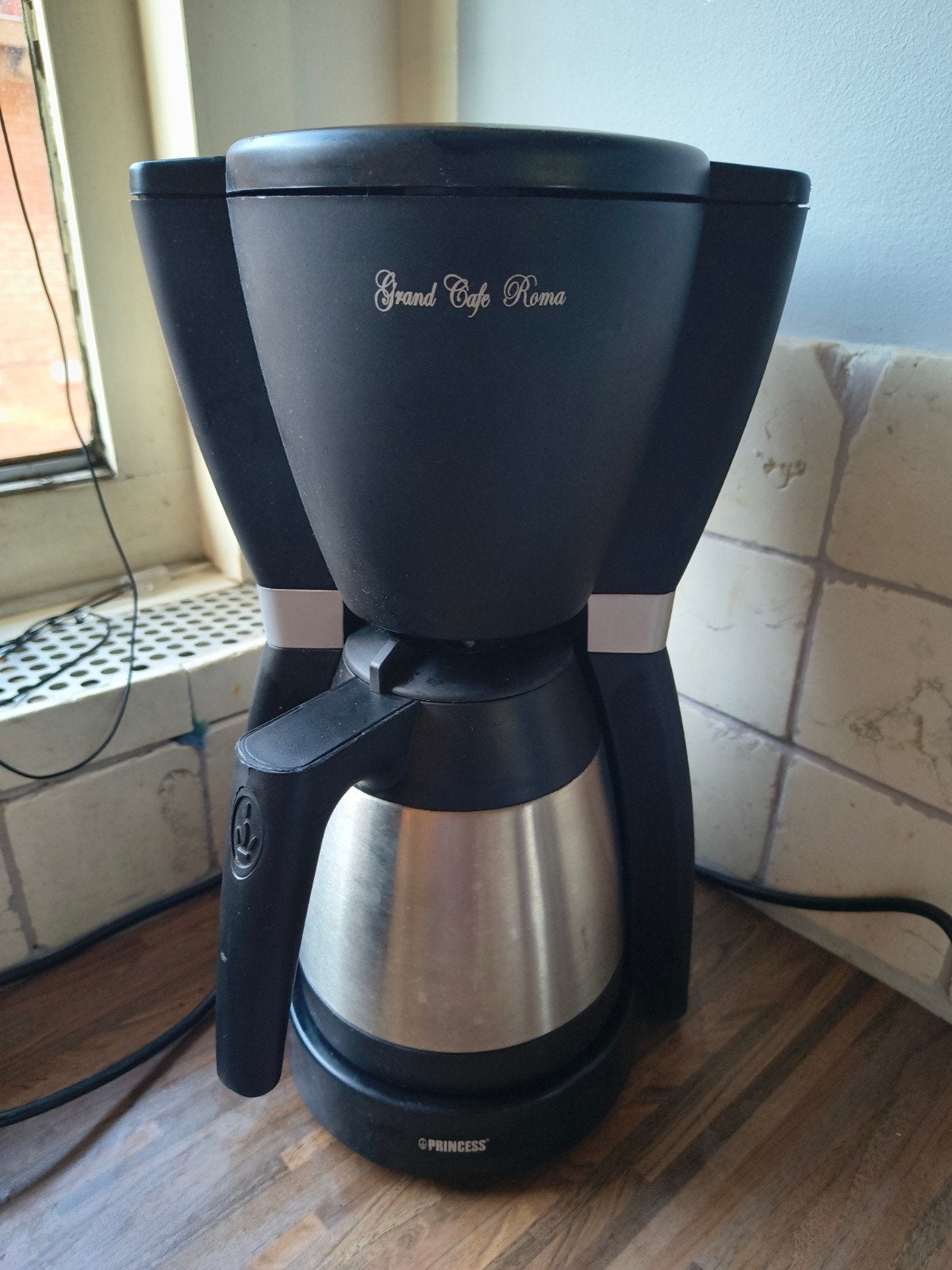 Princess Grand Cafe Roma Koffiezetapparaat met Thermoskan, Witgoed en Apparatuur, Koffiezetapparaten, Ophalen, Gebruikt, 10 kopjes of meer