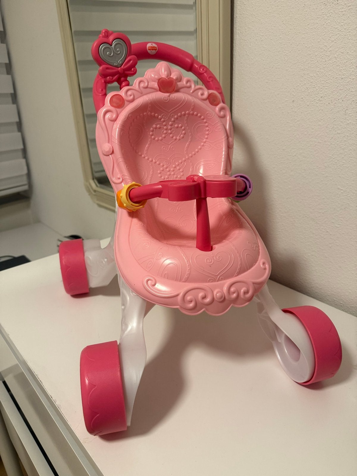 Fisher-Price Prinsessen Loopstoel met Licht en Geluid, Ophalen of Verzenden, Gebruikt, Overige typen, Met licht