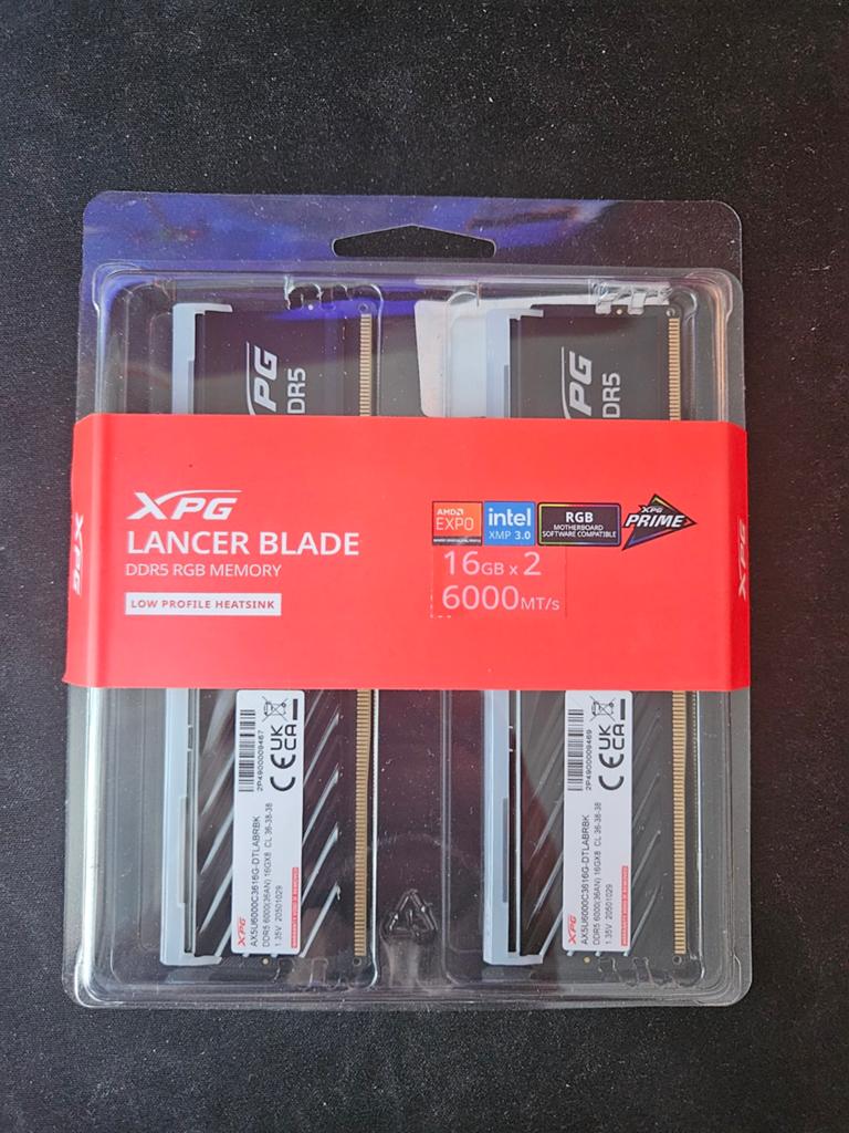 Adata XPG Lancer Blade RGB 2 x 16gb DDR5-6000 CL36 1.35V, 32 GB, Nieuw, Ophalen of Verzenden, Desktop