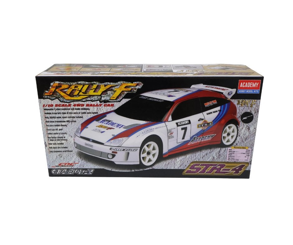 Academy Ford Focus STR-4 4wd Rally Car 1/10, Verzenden, Nieuw, Overige schalen, Auto onroad