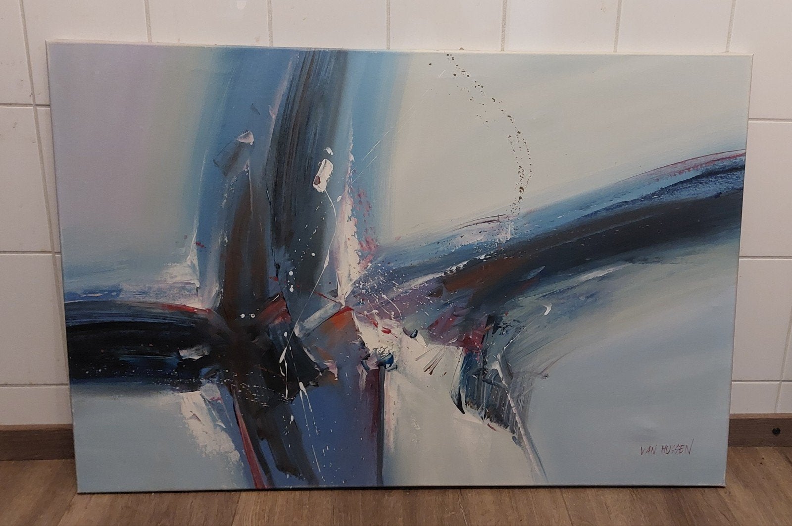 Mooi schilderij Jan van Hussen, Ophalen