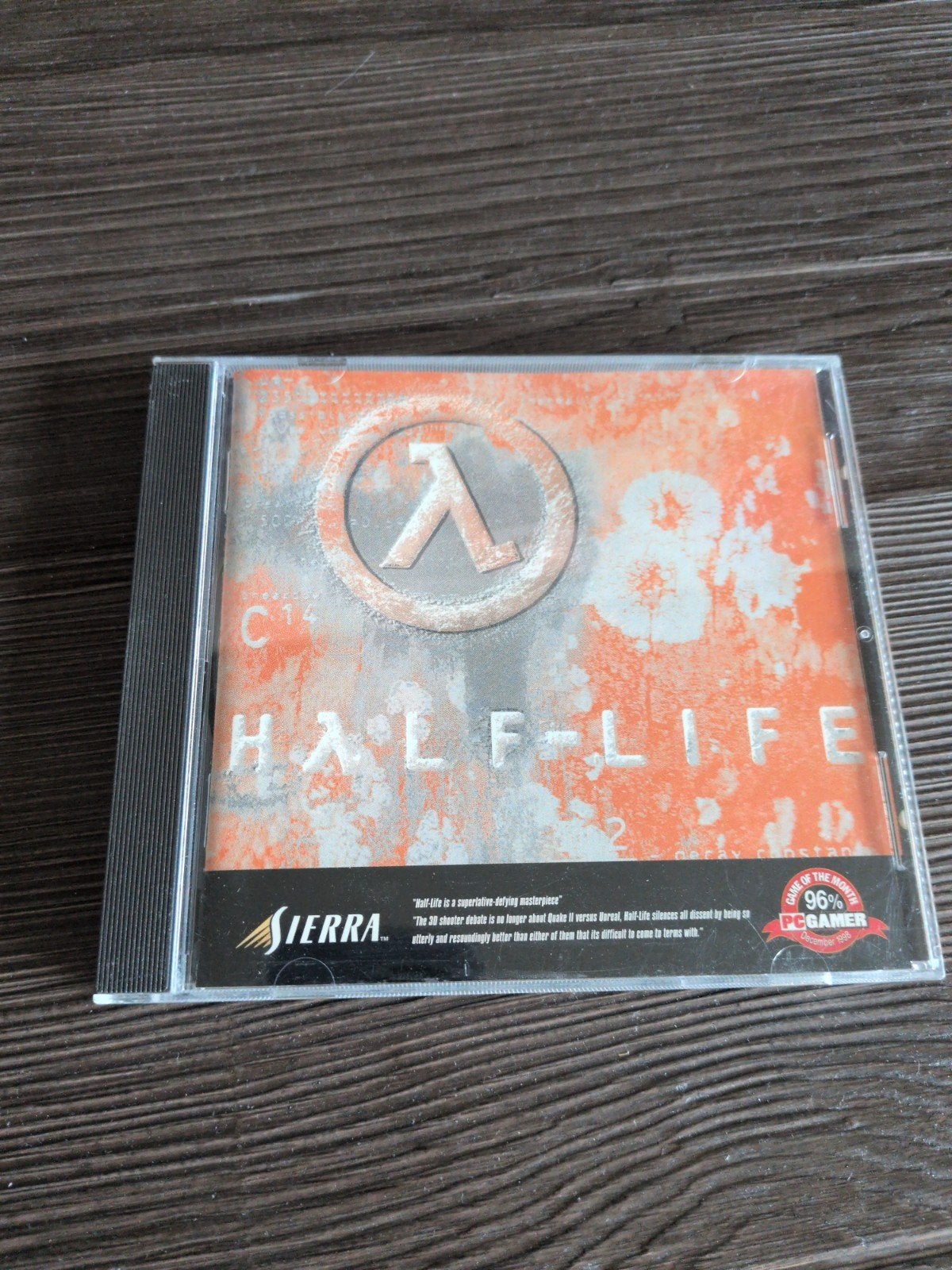 Half-Life PC CD-ROM - Klassieke FPS Game, Online, Gebruikt, Shooter, 1 speler