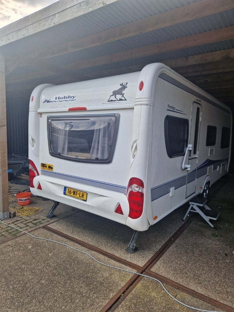 MOOIE HOBBY 560 UL, DAKAIRCO, MOVER, VOORTENT BJ. 2010, Caravans en Kamperen, Rondzit, Hobby, Serviceluik, Particulier