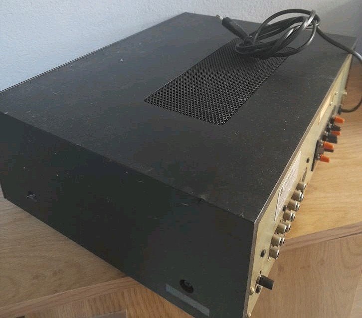 Vintage versterker technics su-7100k met 2 boxen Philips, Ophalen of Verzenden, Gebruikt, Overige merken