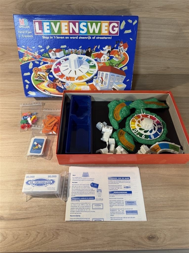 Levensweg - s6174, Hobby en Vrije tijd, Gezelschapsspellen | Bordspellen, Verzenden, Zo goed als nieuw
