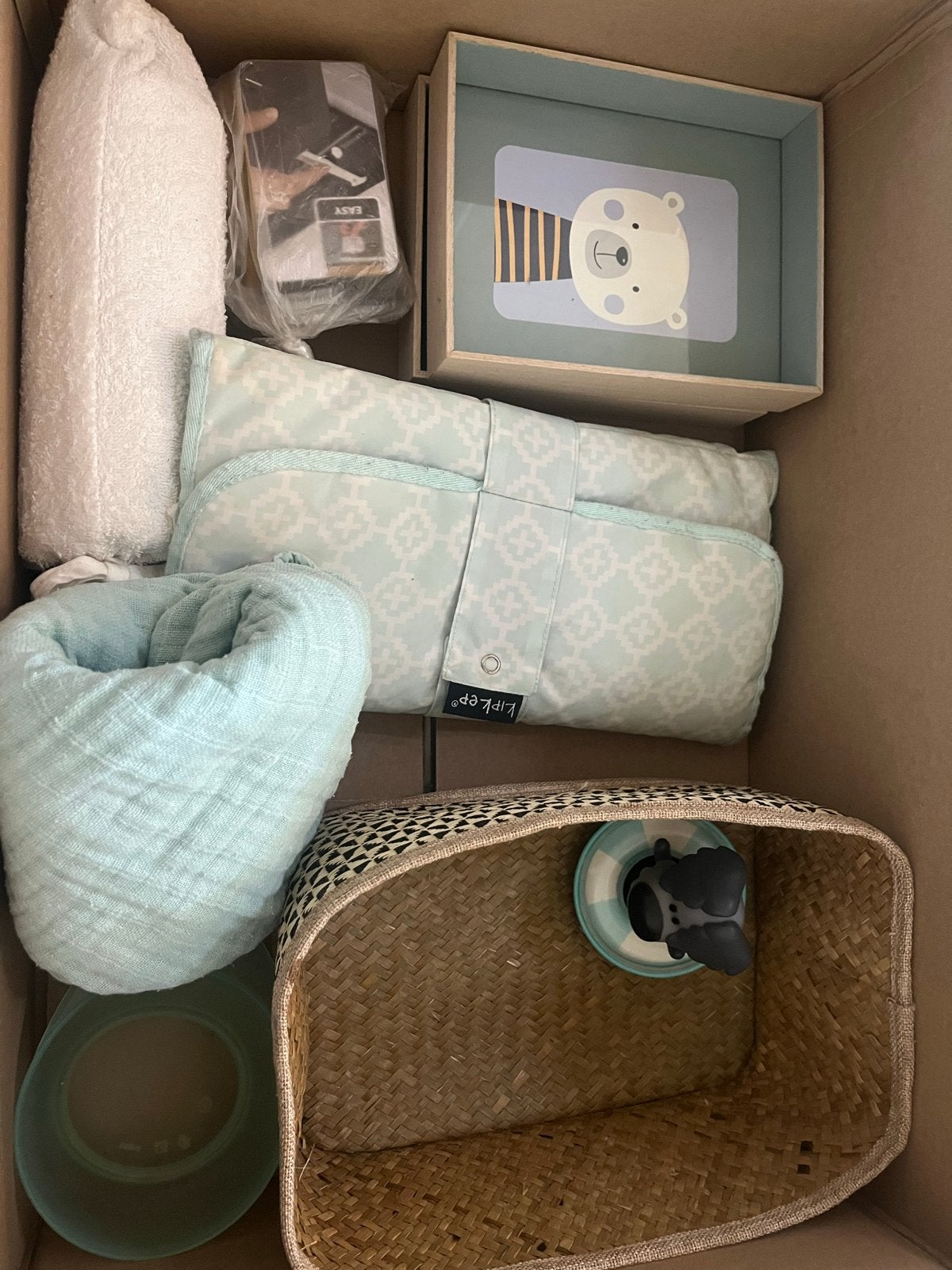 Complete Baby Starters Set: Kruik, Verschoningsmat, Decorati, Ophalen, Zo goed als nieuw