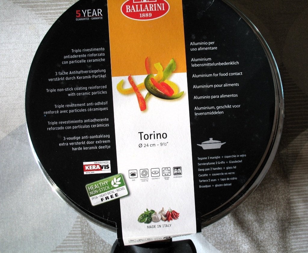 Ballarini Torino 24cm anti aanbaklaag 24 cm, Ophalen, Nieuw, Aluminium, Kookpan of Snelkookpan