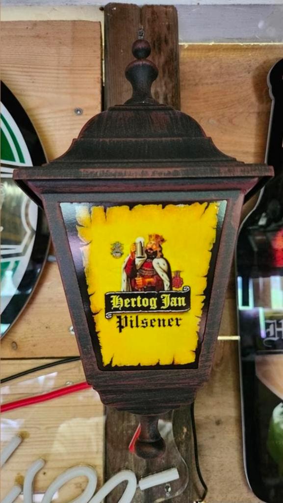 HERTOG JAN lantaarn, Verzamelen, Biermerken, Ophalen of Verzenden, Nieuw, Reclamebord, Plaat of Schild, Hertog Jan