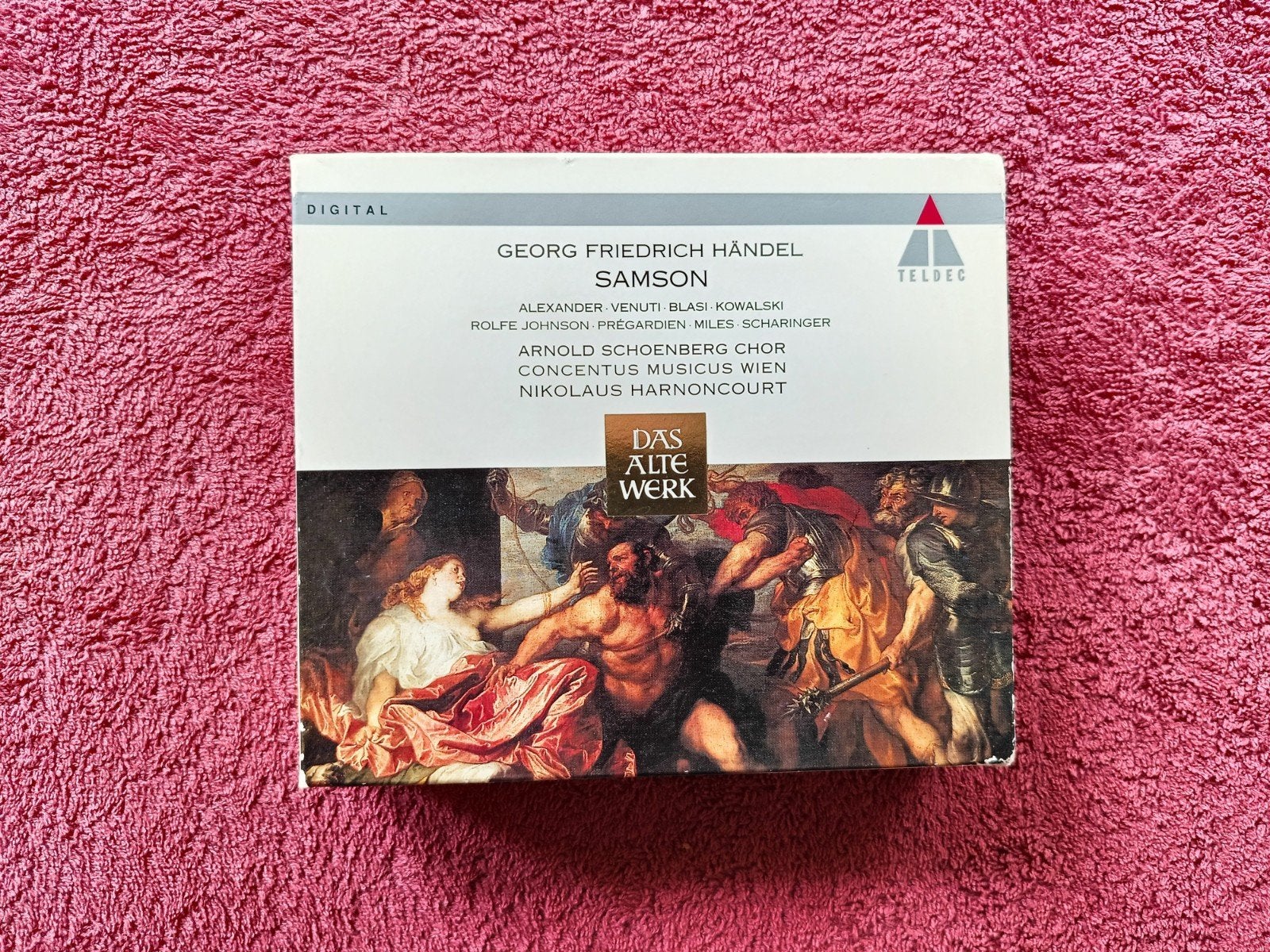 Händel - Samson - Harnoncourt - 2cd, Gebruikt, Met libretto, Opera of Operette, Ophalen of Verzenden
