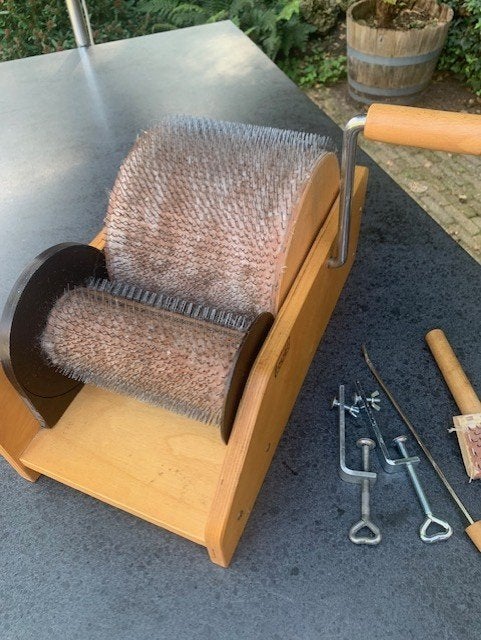 LOUET KAARDMOLEN, Ophalen of Verzenden, Zo goed als nieuw, Spinnewiel