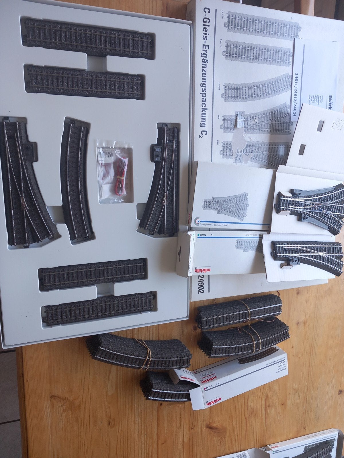 Marklin c rails, Ophalen of Verzenden, Wisselstroom, Rails, Märklin