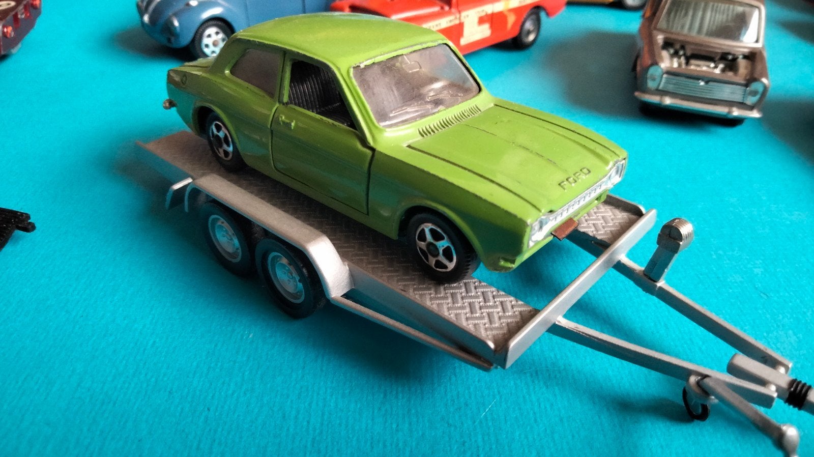 Mebetoys Ford Escort MK 1, Ophalen of Verzenden, Gebruikt