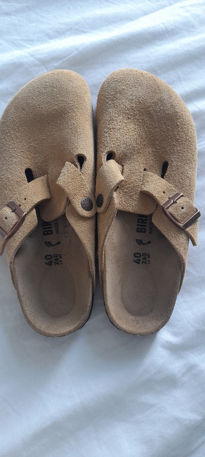 Originele Birkenstock Cream Latte - Maat 40, Ophalen of Verzenden, Nieuw, Beige, Sandalen of Muiltjes