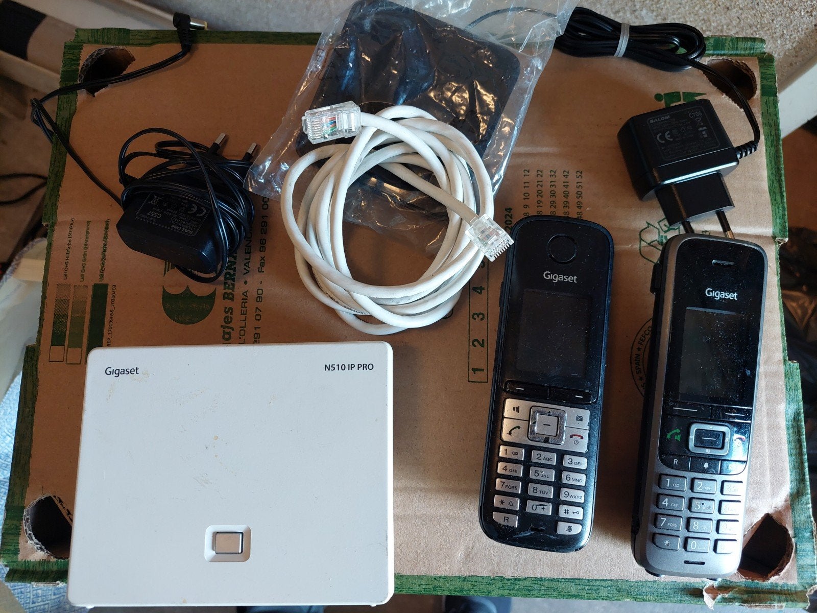 Gigaset N510 IP PRO met 2 Gigaset handsets, Ophalen of Verzenden, Gebruikt, 2 handsets