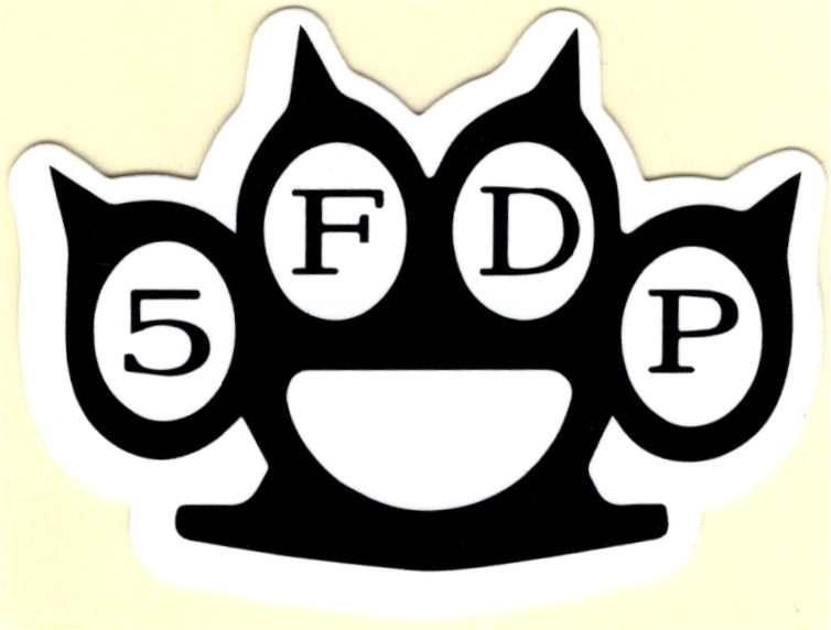 Five Finger Death Punch sticker #1, Verzenden, Nieuw, Foto of Kaart