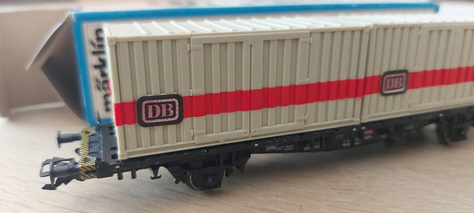 Märklin DB containerwagen artnr 4664 in ovp, Arnold, Gelijkstroom, Wagon, Ophalen of Verzenden