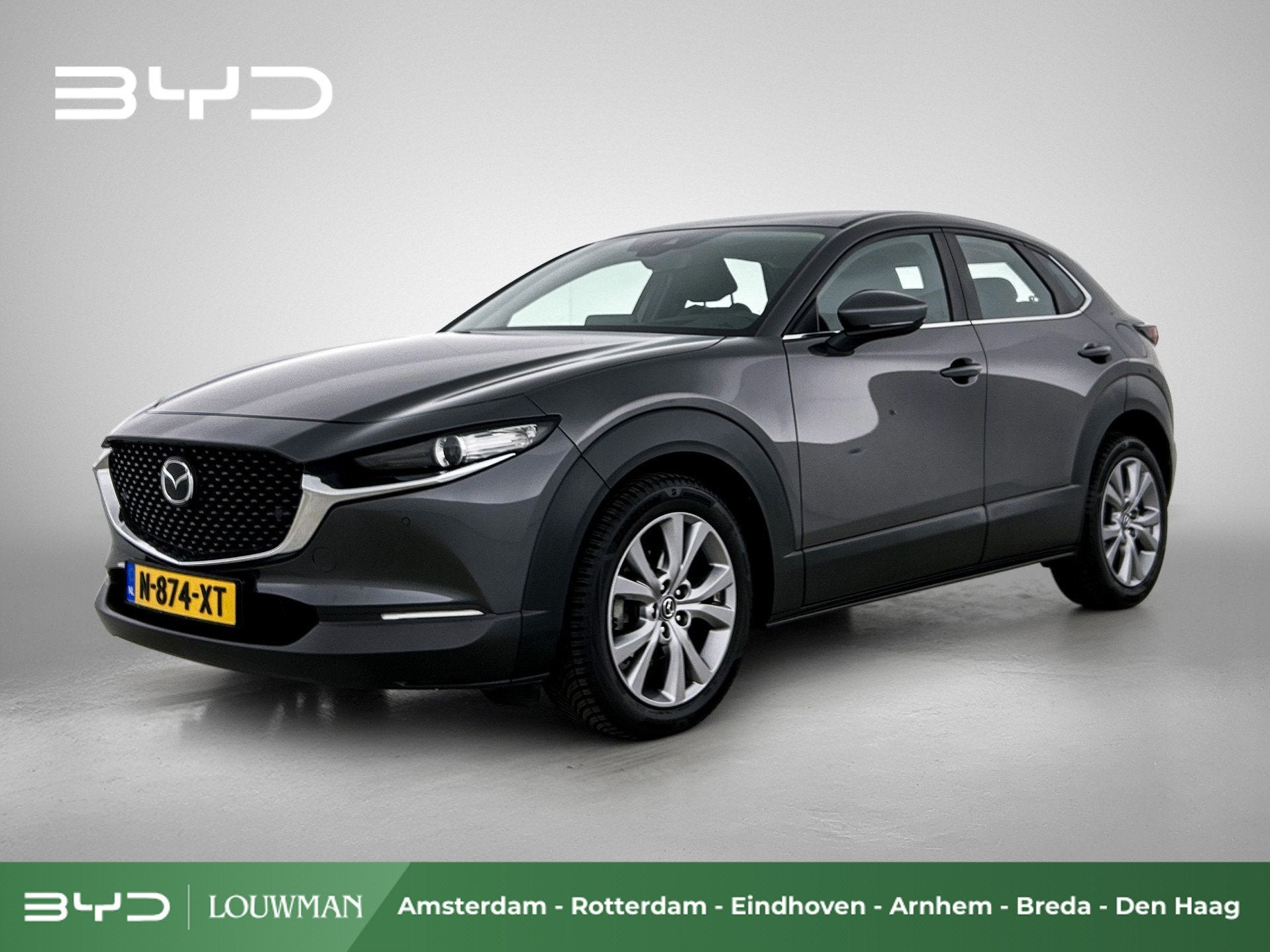 Mazda CX-30 2.0 e-SkyActiv-G M Hybrid Comfort (bj 2021), Auto's, Voorwielaandrijving, 1998 cc, Stof, Gebruikt