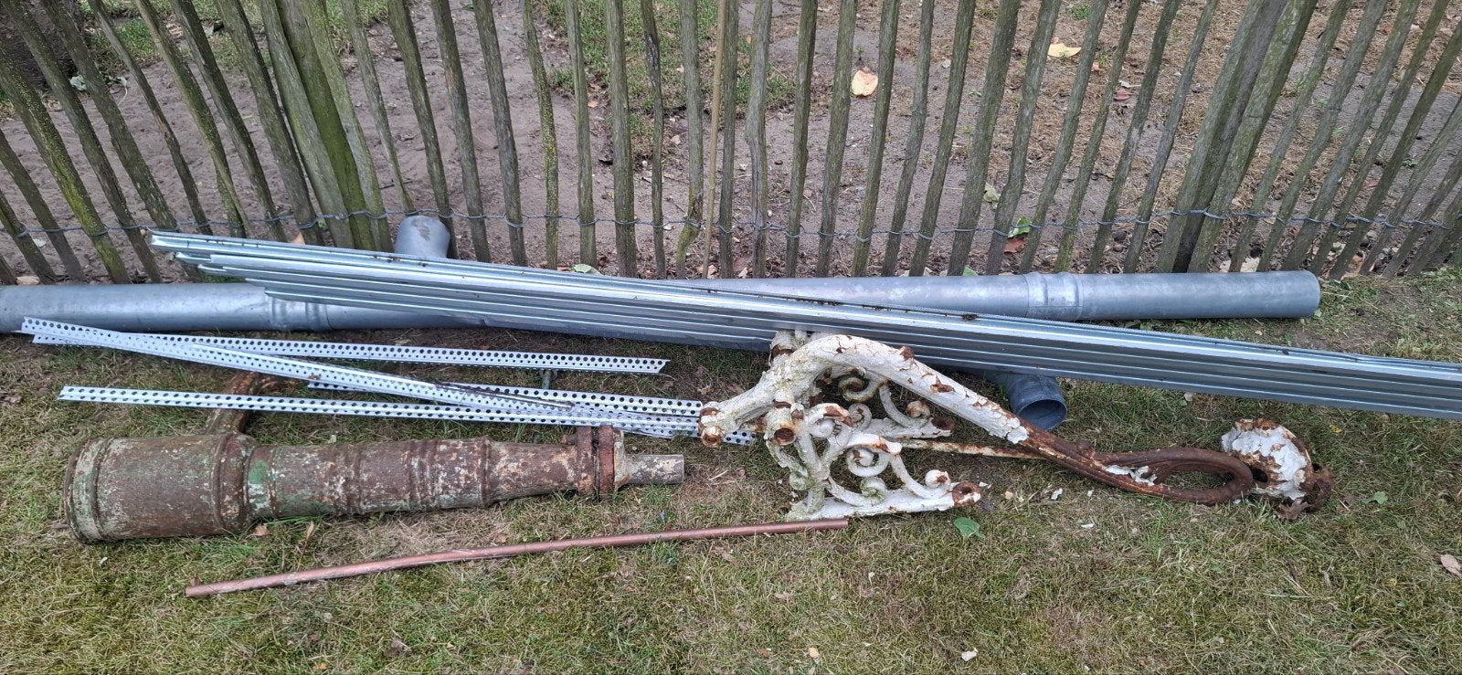 Gratis koper en ijzer, Ophalen, 250 mm of meer