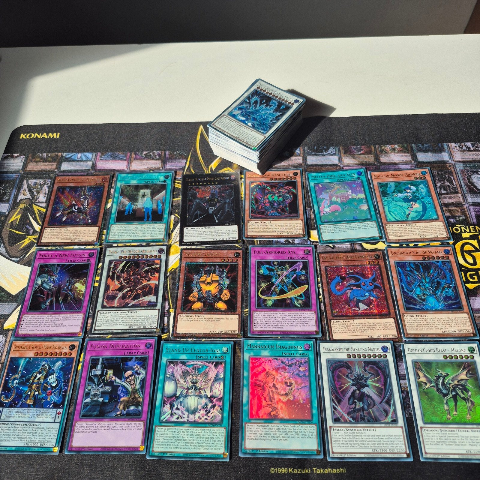 YU-GI-OH! Bulk MP24 Dueling Mirrors Tin collectie, Ophalen of Verzenden, Zo goed als nieuw, Meerdere kaarten, Foil