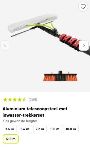 telescoopsteel, Ophalen, Raamwisser of Trekker
