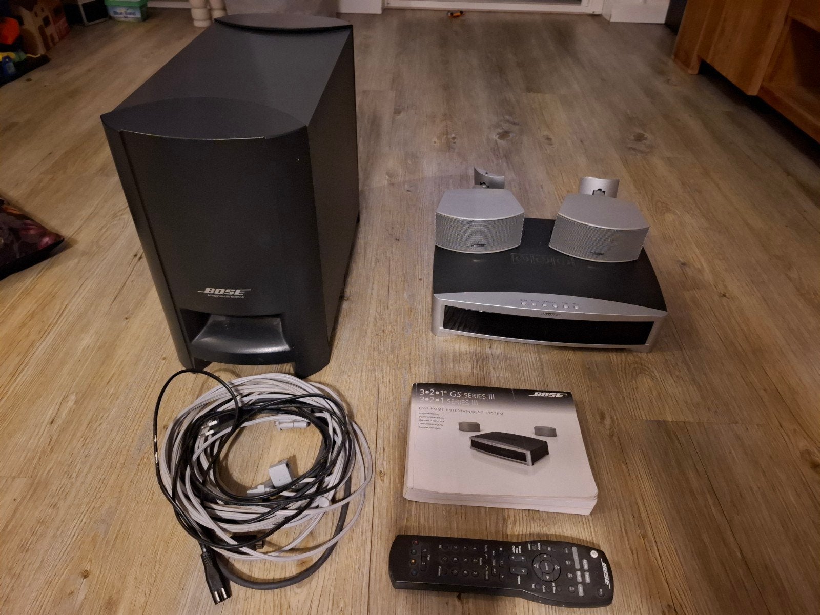 Bose 3-2-1 GS Series III Home Entertainment Systeem, Gebruikt, 2.1-systeem, 70 watt of meer, Dvd-speler