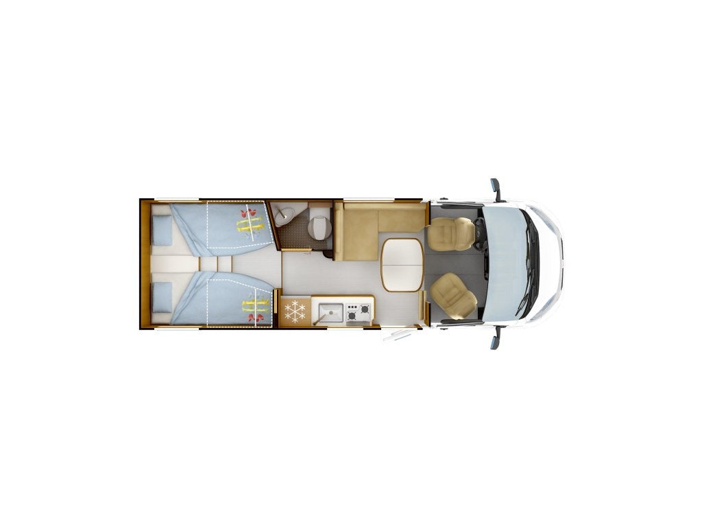 Rapido C55 Model 2026 Automaat 140PK, Caravans en Kamperen, Campers, Automaat, Standaard zit, Fiat, 6 tot 7 meter