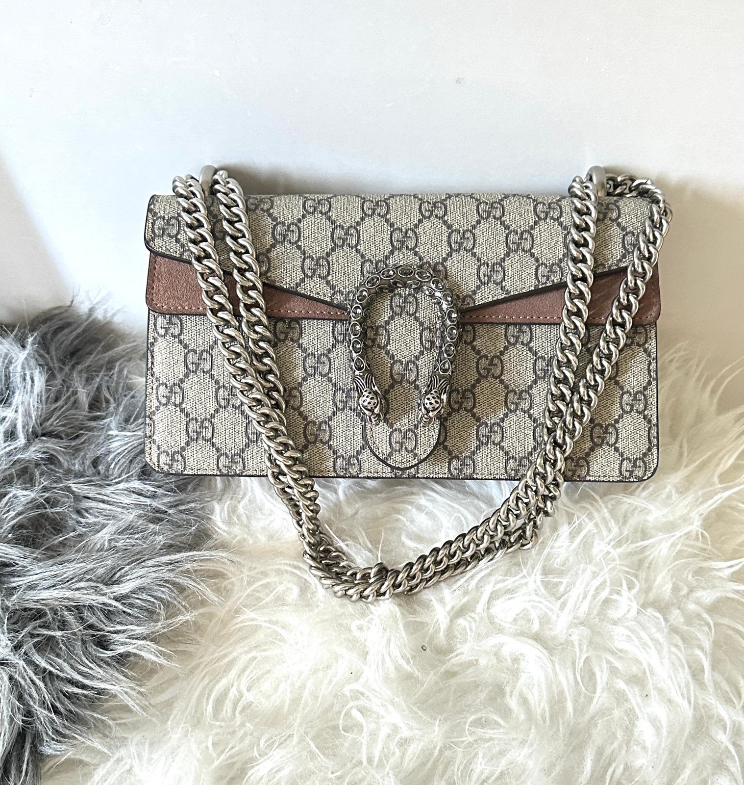 GUCCI TAS, Ophalen of Verzenden, Nieuw, Beige, Schoudertasje