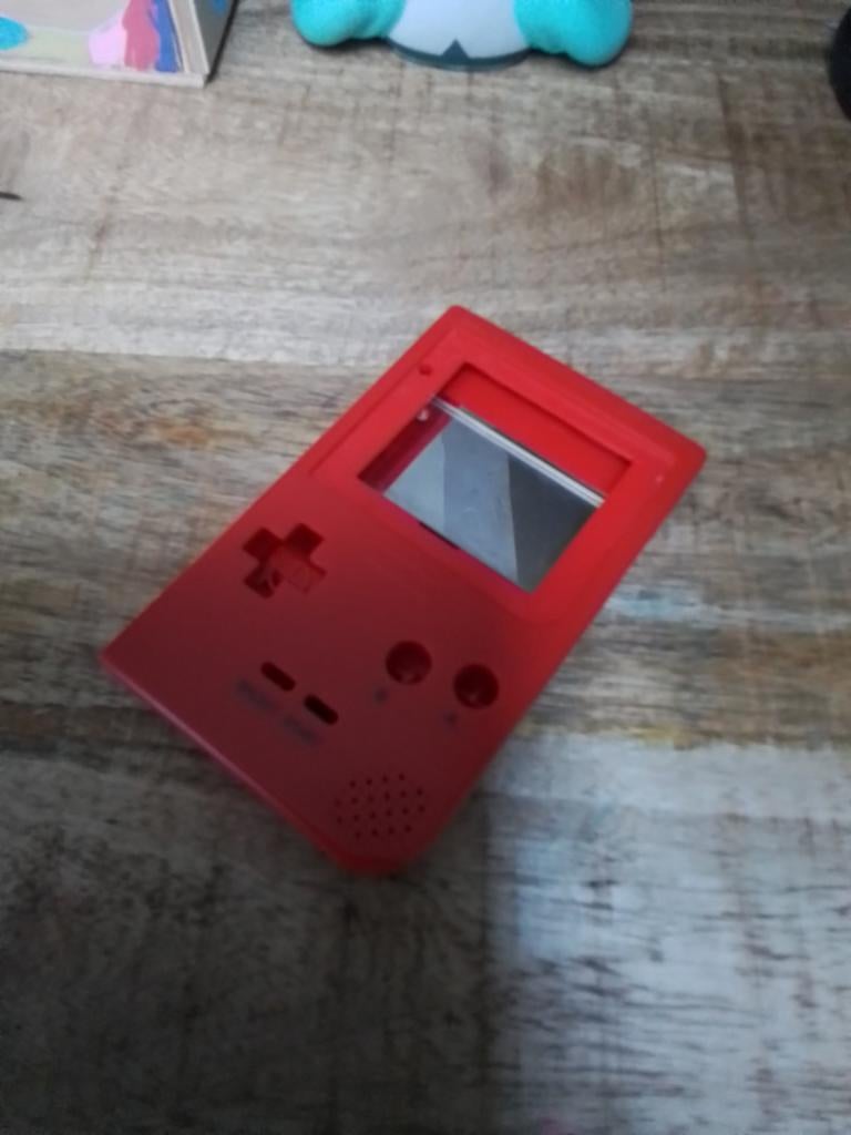 Rode originele Gameboy Pocket shell (geen schroeven/knoppen), Ophalen of Verzenden, Gebruikt