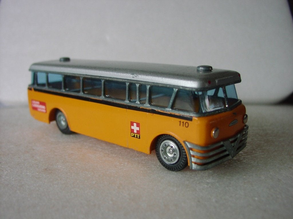 Volvo Zwitserse PTT bus Tekno DK, Hobby en Vrije tijd, Verzenden, Nieuw, Bus of Vrachtwagen, Overige merken