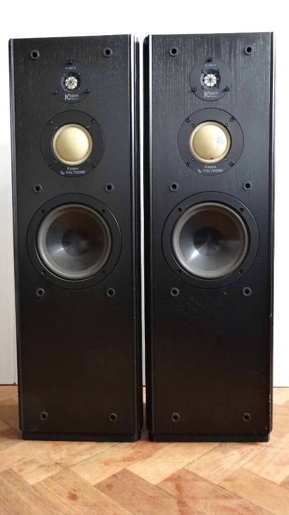 Infinity Kappa 6.2i Series II speakers – technisch goed, 150 watt of meer, Stereo speakers, Ophalen of Verzenden, Basreflex