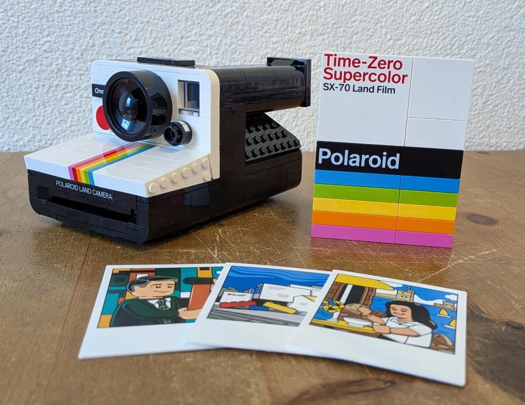 Lego Ideas: Polaroid OneStep SX-70 camera (21345), Kinderen en Baby's, Speelgoed | Duplo en Lego, Zo goed als nieuw, Lego, Complete set