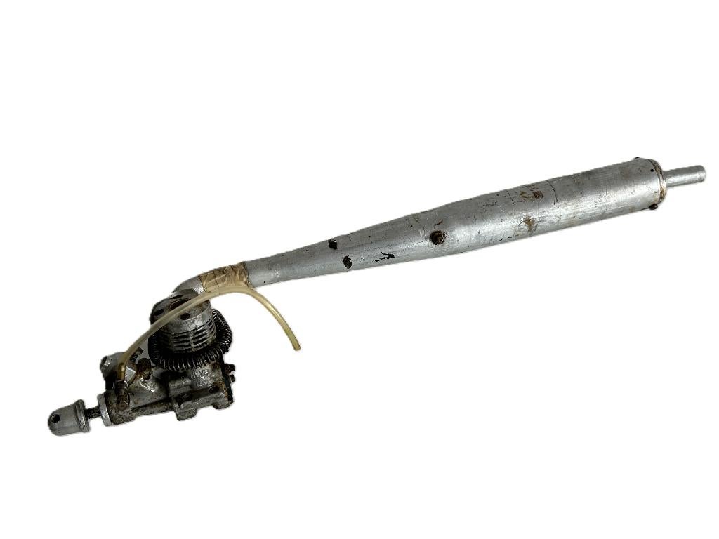 MVVS 25 nitro motor + uitlaat rc vliegtuig, Ophalen of Verzenden, Nitro
