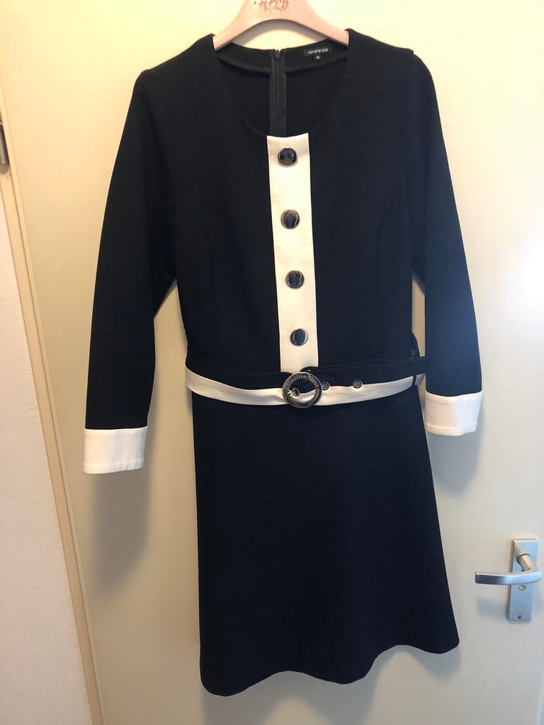 Mantelpakje caroline biss zwart mt 38, Kleding | Dames, Riemen en Ceinturen, Ophalen of Verzenden, Zo goed als nieuw, Zwart, Tailleriem