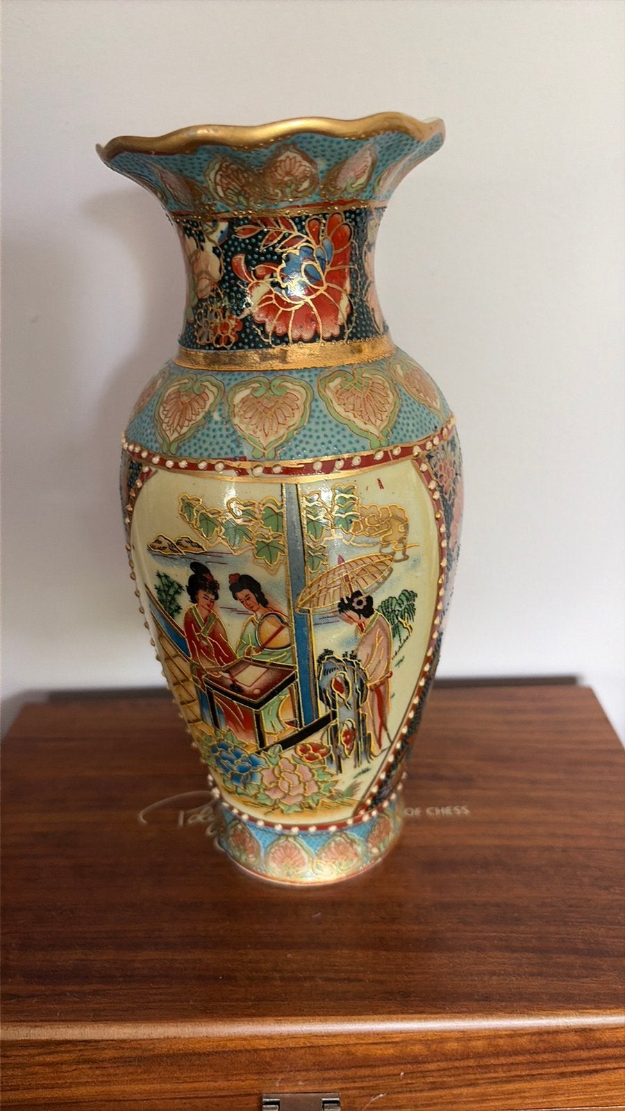 Vintage Satsuma stijl vaasje, Verzenden